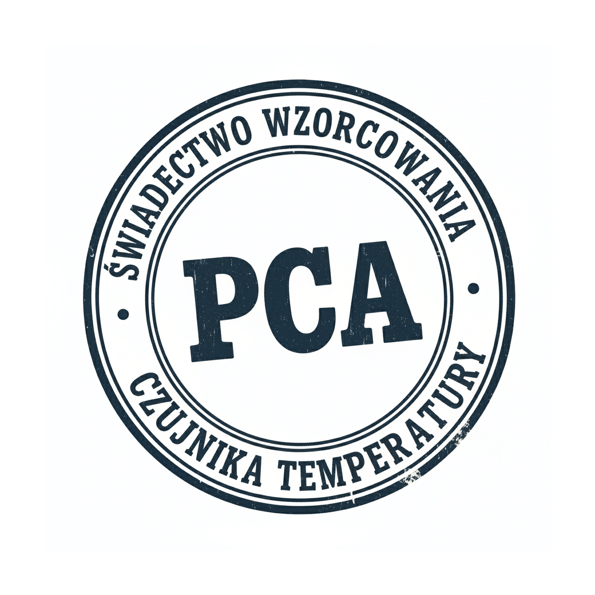Świadectwo wzorcowania czujnika temperatury w zakresie bazowym 5 st. C